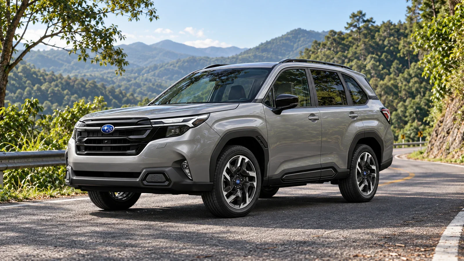 ภาพประกอบ AI รถ All-New Subaru Forester 2026 พร้อมตรา Subaru