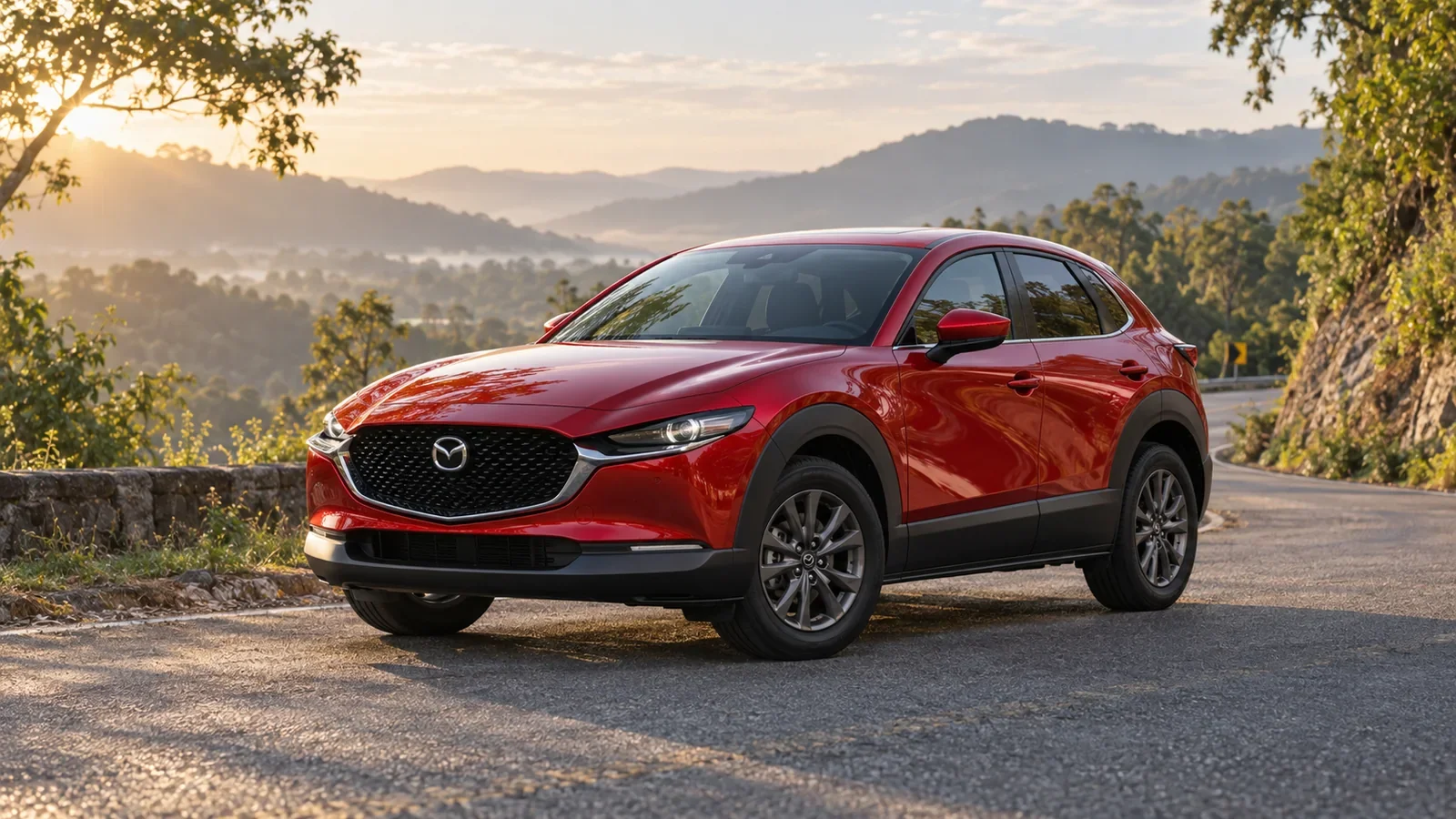 ภาพประกอบ AI ของ Mazda CX-30 พร้อมตรา Mazda