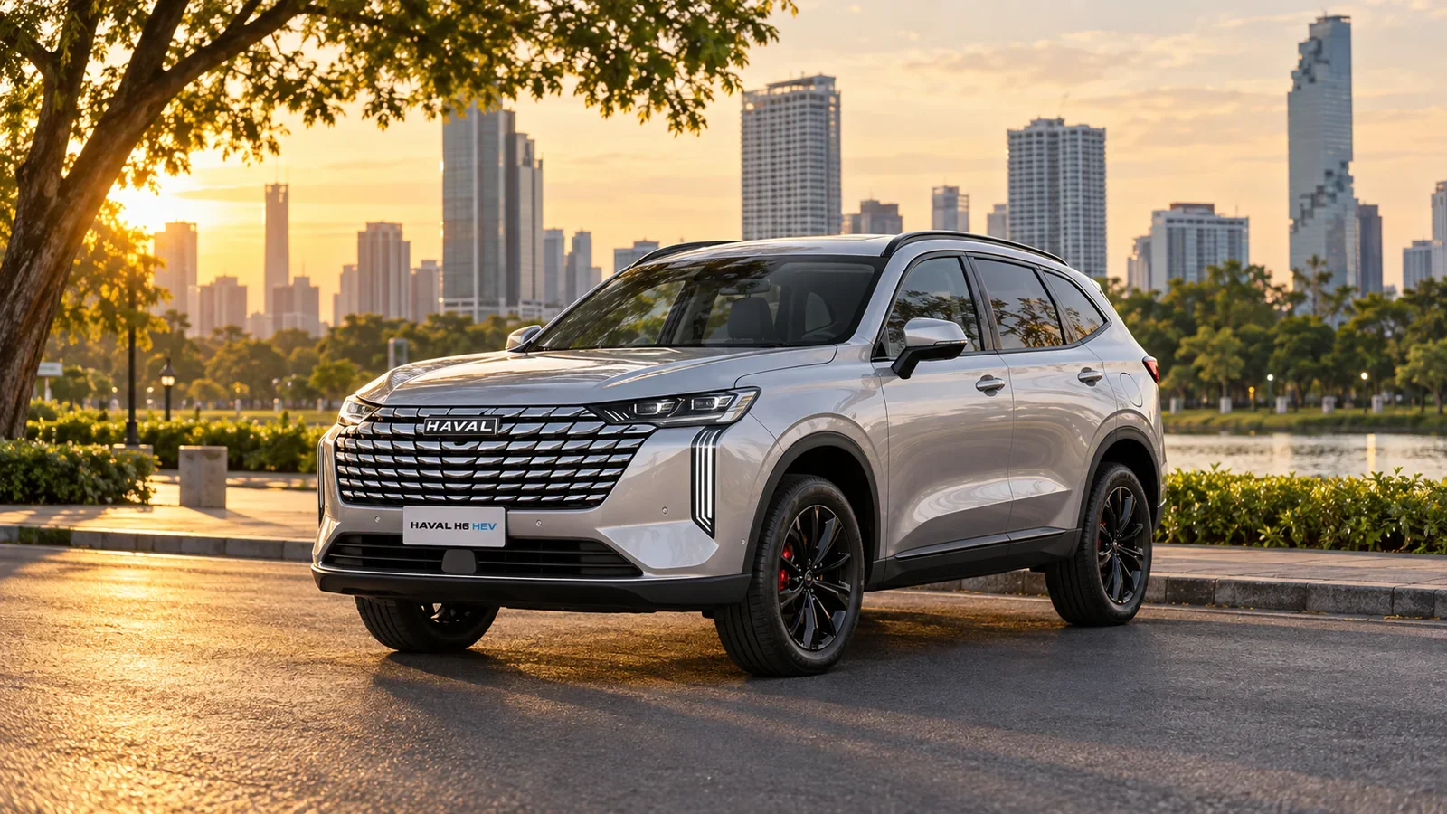 ภาพประกอบ AI ของ Haval H6 พร้อมตรา HAVAL