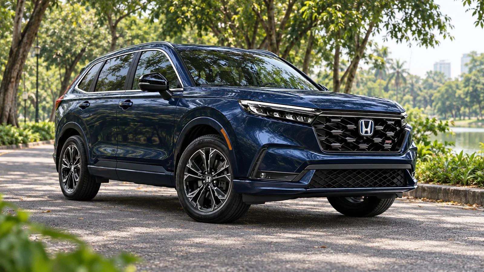 ภาพประกอบ AI รถ Honda CR-V e:HEV พร้อมตรา Honda