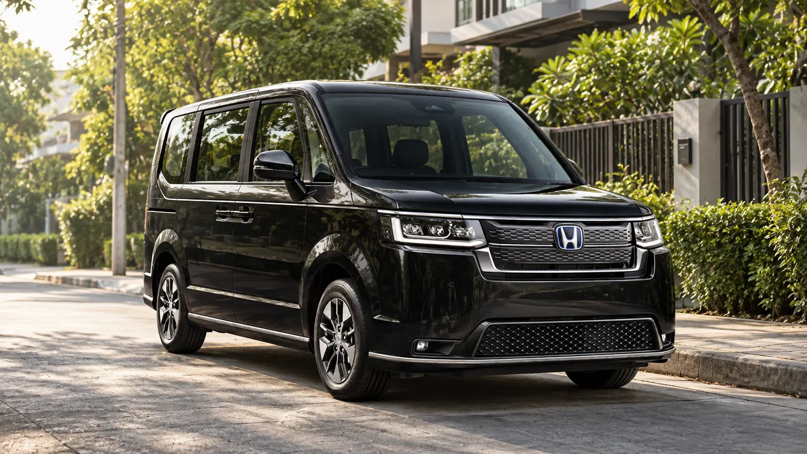 ภาพประกอบ AI รถ Honda STEP WGN e:HEV SPADA พร้อมตรา Honda