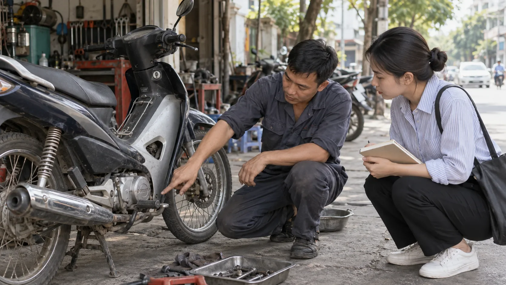 Dưới 15 triệu mua xe máy cũ gì, kiểm tra và trả góp ra sao?